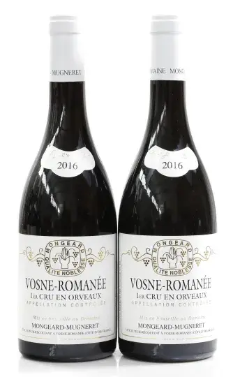 Mongeard-Mugneret Vosne Romanee Les Orveaux 1er Cru 2016