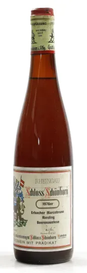 Weingut Schloß Schönborn Erbacher Marcobrunn Riesling Beerenauslese 1976