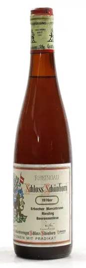 Weingut Schloß Schönborn Erbacher Marcobrunn Riesling Beerenauslese 1976