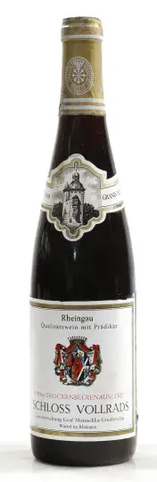 Schloss Vollrads Riesling Trockenbeerenauslese 1976