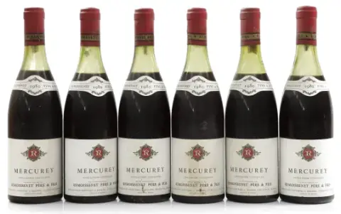 Domaine Remoissenet Pere et Fils Mercurey rouge 1980