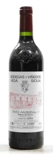 Bodegas Vega Sicilia Valbuena 5 annos 2003