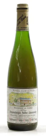 Weingut Willi Haag Brauneberger Juffer Sonnenuhr Riesling Beerenauslese 1976