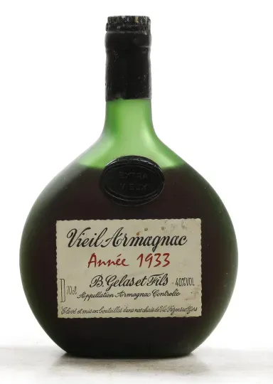 Gelas, B. & Fils Vieil Armagnac 1933