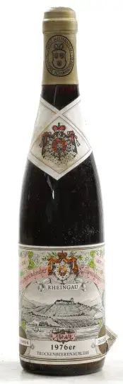 Fürst von Metternich-Winneburg'sches Domänen Rentamt/ Schloß Johannisberg Schloß Johannisberg Goldlack Riesling Trockenbeerenauslese 1976