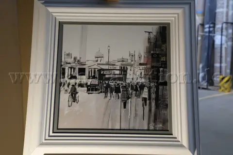 1 Gemälde / Collage "Tonal Study, Trafalgar"