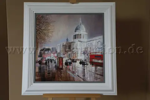 1 Gemälde "Rushower St. Pauls (rush hour)"