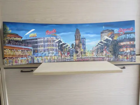 1 maleri med udsigt fra Kurfürstendamm i Berlin