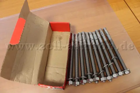 3包Fischer FAZ II Plus 16/100 R 10支装螺栓锚栓