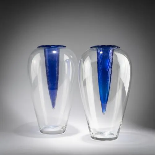 Philippe Starck – Two two-part vases 'Gabriel' from the 'Follies' series, 1991 (design)
