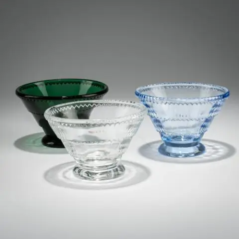 Lisa Johansson-Pape – Trois coupes à glace 'Press', années 1940/1950 (design)