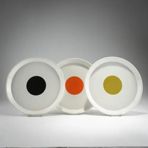 Gio Ponti – Drie borden, circa 1967 (ontwerp)