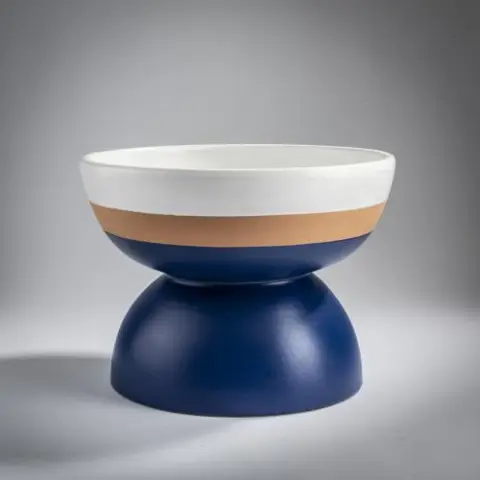 Ettore Sottsass – Schaal 'Centrotavolo 545' - 'Alzata Grande', circa 1958 (ontwerp)