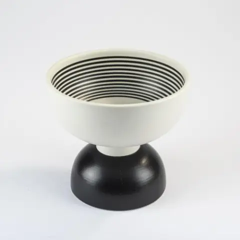 Ettore Sottsass – Schaal op voet 'Alzata Piccola' - '500', circa 1958 (ontwerp)