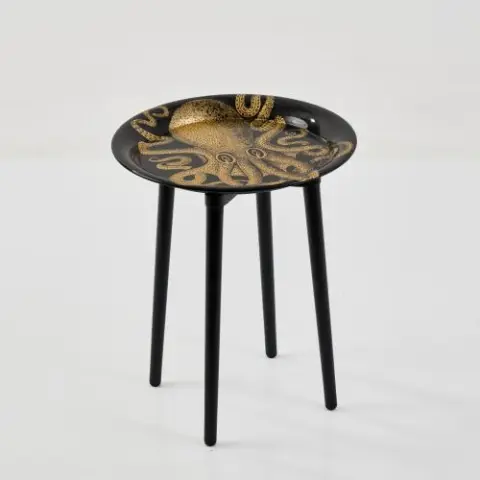 Barnaba Fornasetti, Piero Fornasetti – Plateau 'Polipo' sur support pliable, années 1950 (projet)