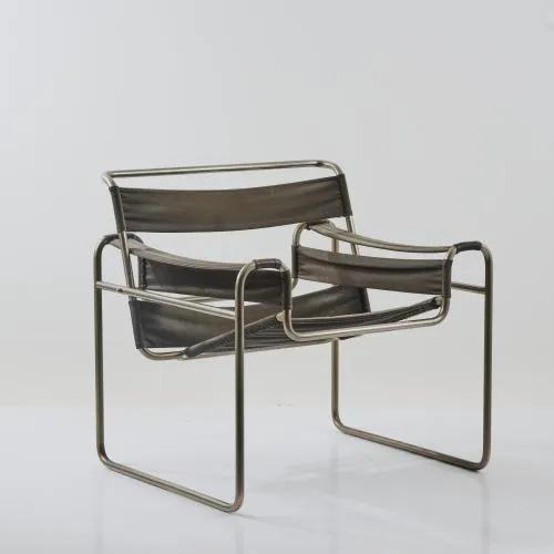 Marcel Breuer (ve stylu) – Křeslo 'Wassily', 1925 (návrh)