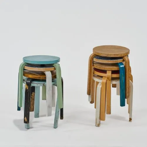Alvar Aalto – Neuf tabourets '60', 1933 (design)
