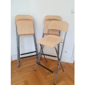 4 Ikea klapstoelen