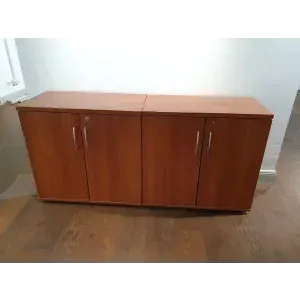 2 commodes MDD env. 80 x 78 x 43 cm (sans clé)