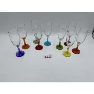 9 sklenic na šampaňské / sekt