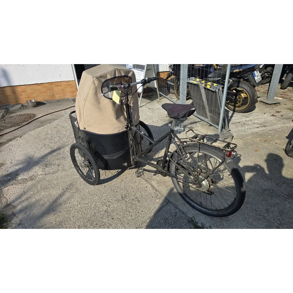 Lastenfahrrad Nihola, schwarz