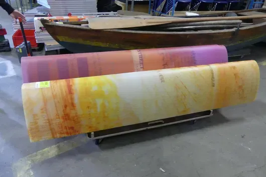 Partij van 6 toneeldecors