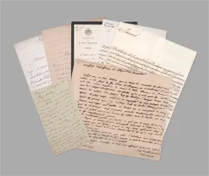 Włoscy botanicy – 11 autografów. 1755-1886