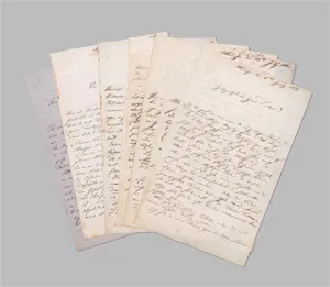 Krempelhuber, August von – 9 listów do kolegów. 1839-1872