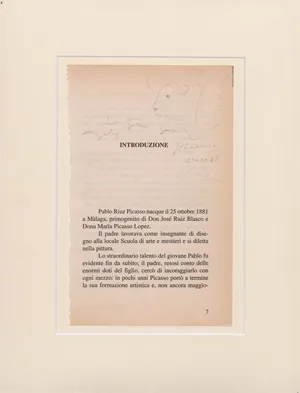 Picasso, Pablo – Signierte Bleistiftzeichnung. 1968