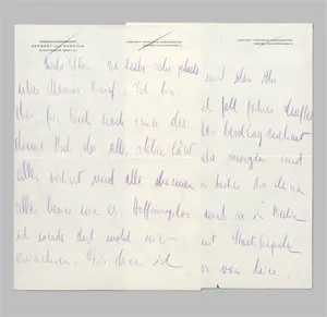 Karajan, Herbert von – List do rodziców. Po 1937