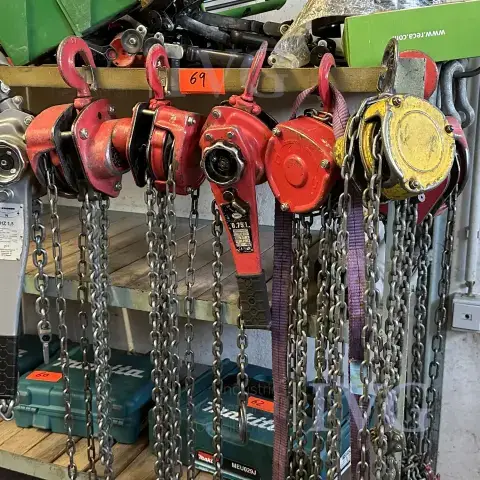 Palancă manuală cu lanț SCHÄFER/KRONEN
