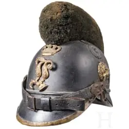 Elmo Raupenhelm M 1868 per truppa di fanteria