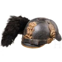 Elmo Raupenhelm M 1868 per ufficiali di fanteria