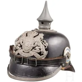 Hjelm M 1915 til menige i bayersk linjeinfanteri