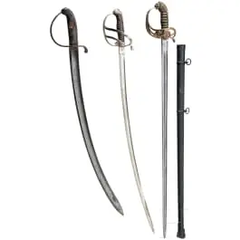Trois armes blanches bavaroises, 19e/20e siècle
