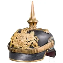 Helm M 1886 voor infanterieofficieren