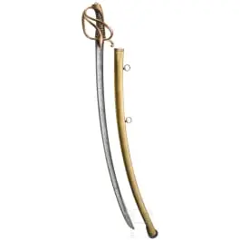 Officierssabel van het Hanseatische Burger-Artillerie-Korps, circa 1813 - 1815