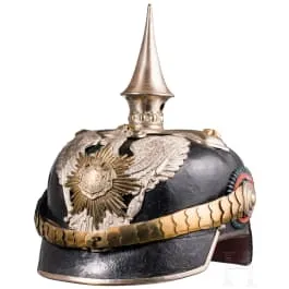Hjelm til officerer i Det Oldenborgske Dragonregiment nr. 19, omkring 1900