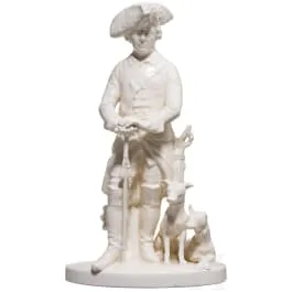 Roi Frédéric II de Prusse - statuette en céramique