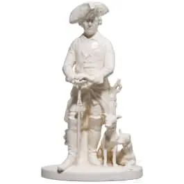 Roi Frédéric II de Prusse - statuette en céramique
