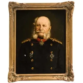 威廉一世皇帝 - Paul Wilhelm Kiederich 1877年半身肖像