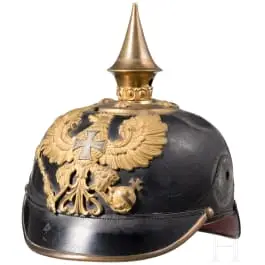 Casque pour officiers de réserve, Prusse, vers 1900