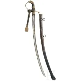 Sciabola precoce con testa d'aquila per ufficiali prussiani, circa 1813 - 1830