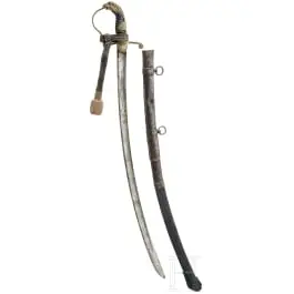 Sabre précoce à tête d'aigle pour officiers prussiens, vers 1813 - 1830