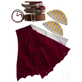 Petite collection d'effets, allemande, 20e siècle