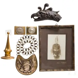 Petite collection prussienne avec photo d'uniforme et effets divers