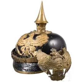लाइन इन्फैंट्री के सैनिकों के लिए हेलमेट, लगभग 1890