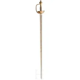 Épée de cadeau ancienne pour officiers d'infanterie, 2e moitié du 19e siècle