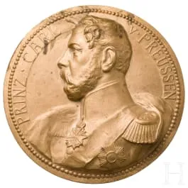 Hans Weddo von Glümer - ग्रेनेडियर रेजिमेंट "Prinz Carl v. Preussen" का बड़ा पदक