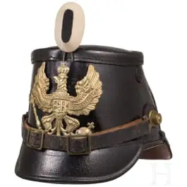 Tschako M 1895/97 pour soldats du bataillon de chasseurs n° 9